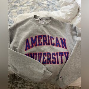 American university crew neck